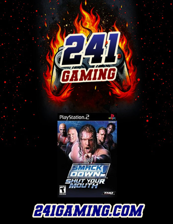 PS2 WWE SMACKDOWN! SHUT YOUR MOUTH - DISC ONLY